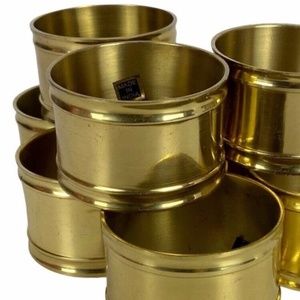 Brass Napkin Rings (made in India)